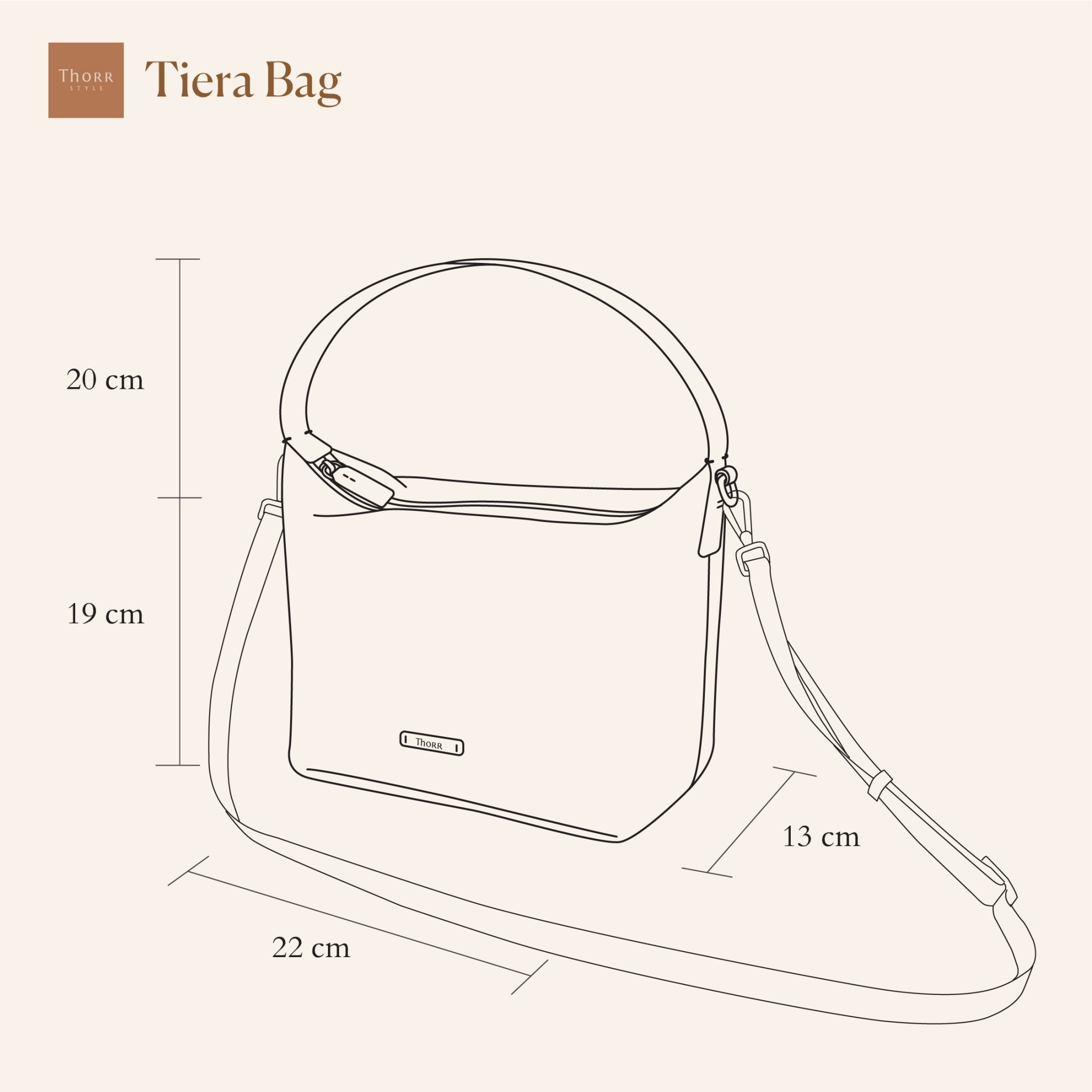 Tiara Black bag 