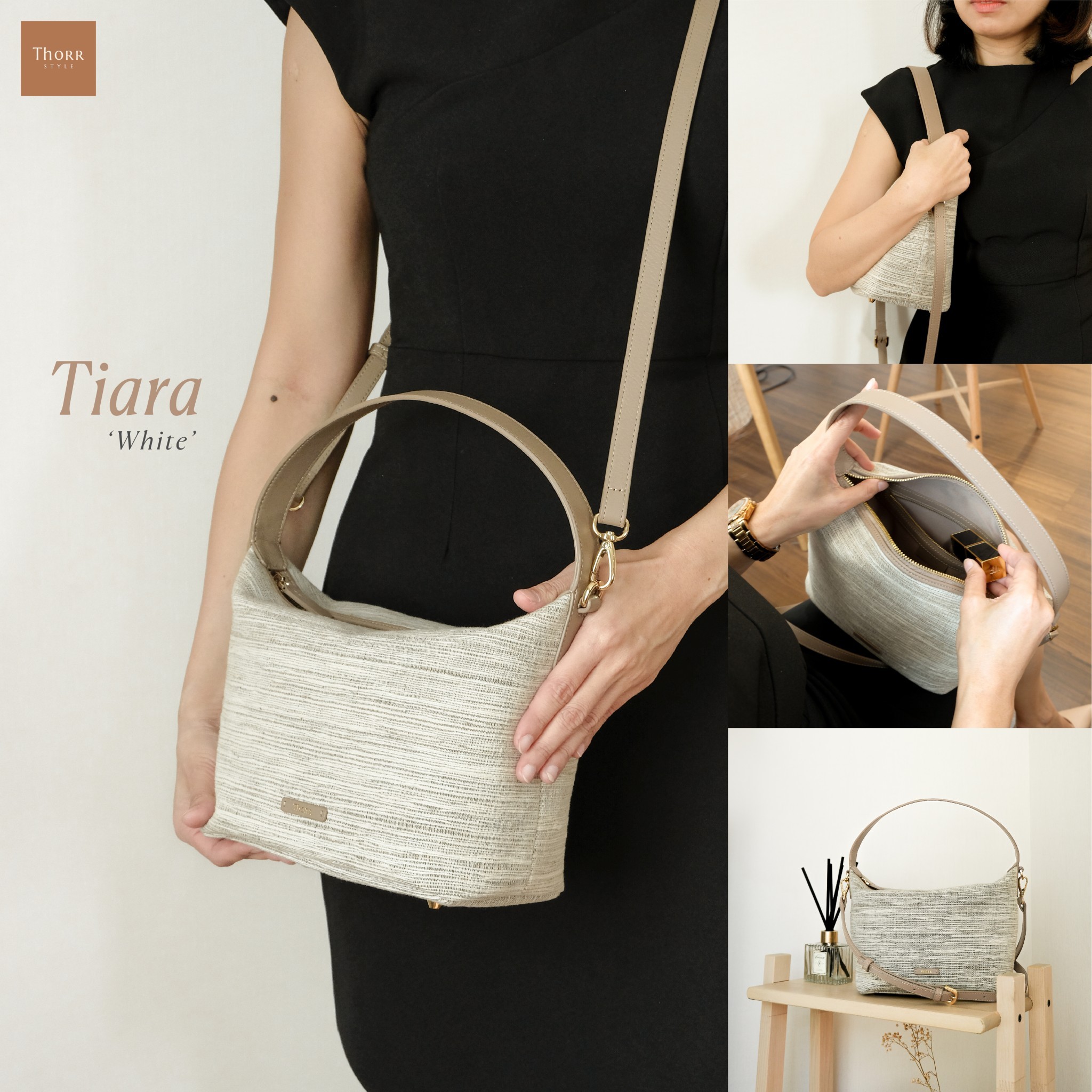 Tiara White bag 