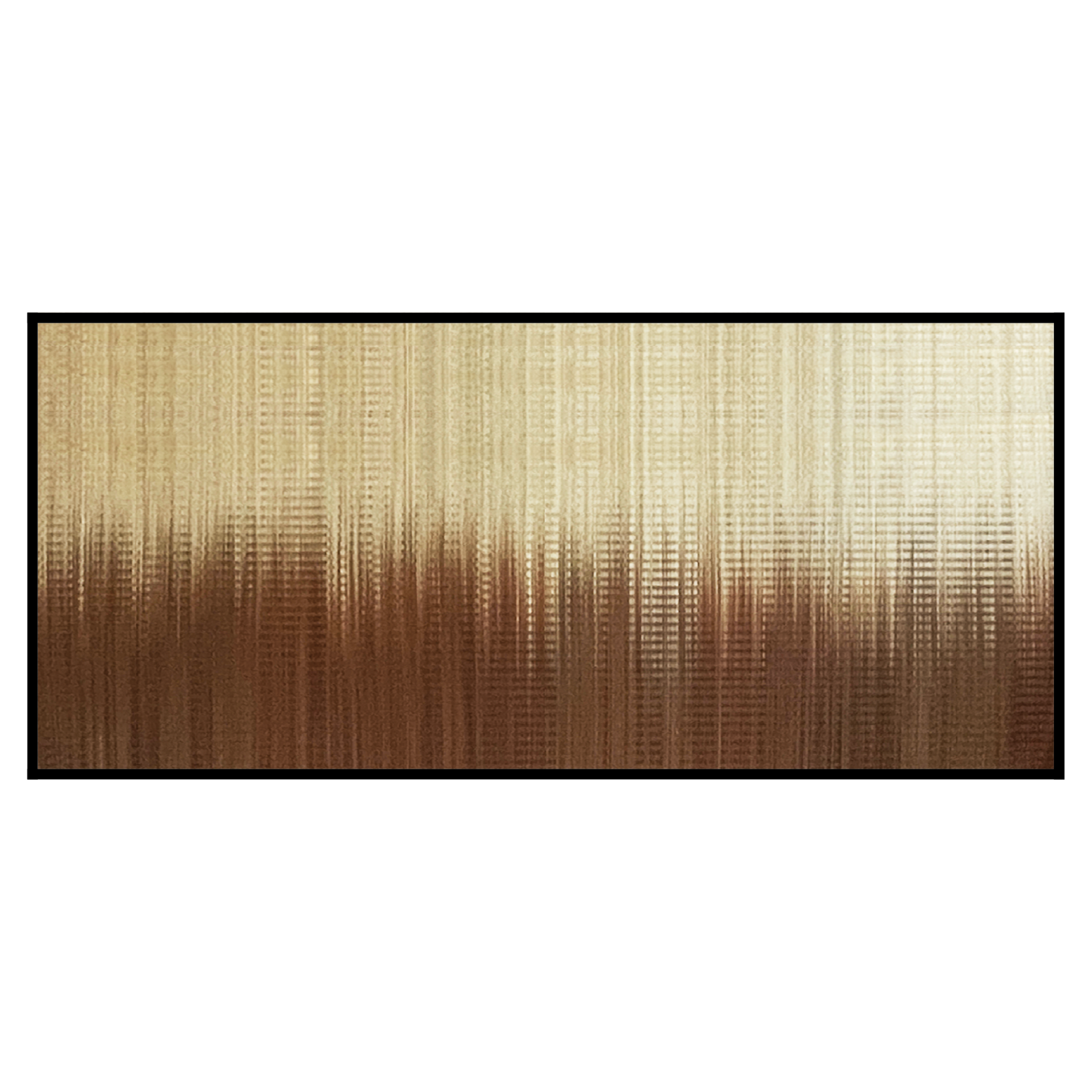 Woven frame Gradient brown 90x200 cm