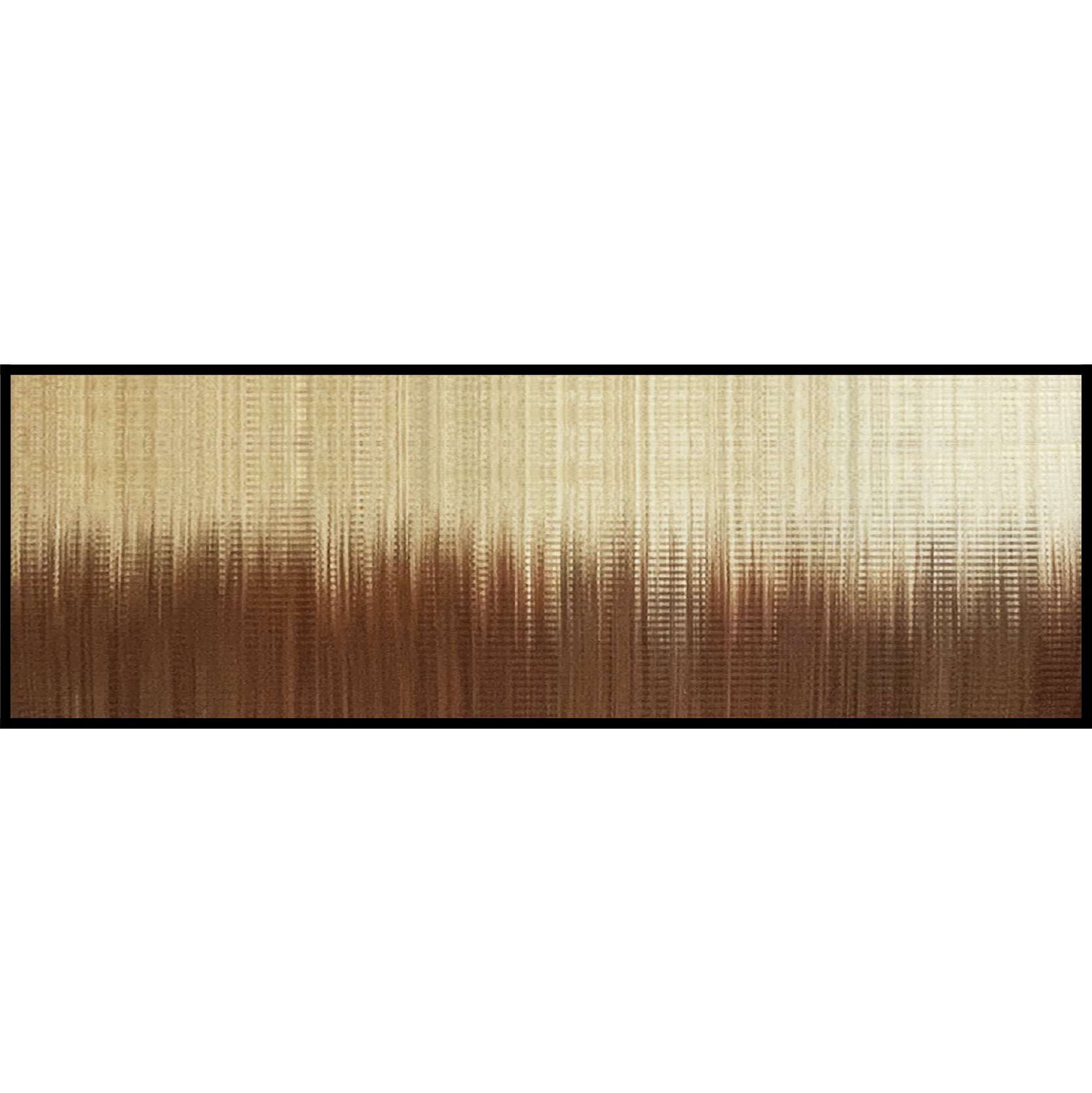 Woven frame Gradient brown 70x210 cm