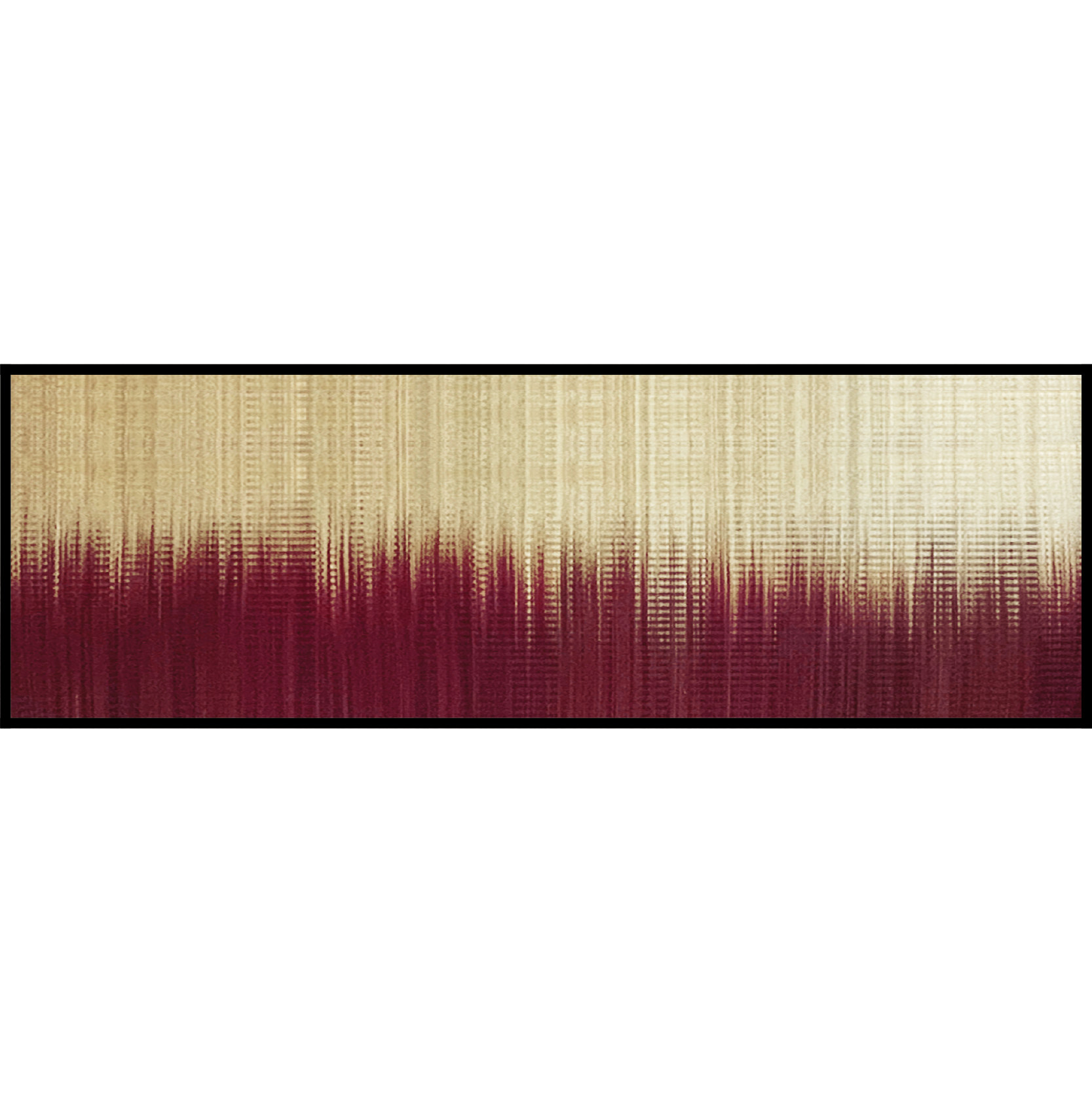 Woven frame Gradient red 70x210 cm