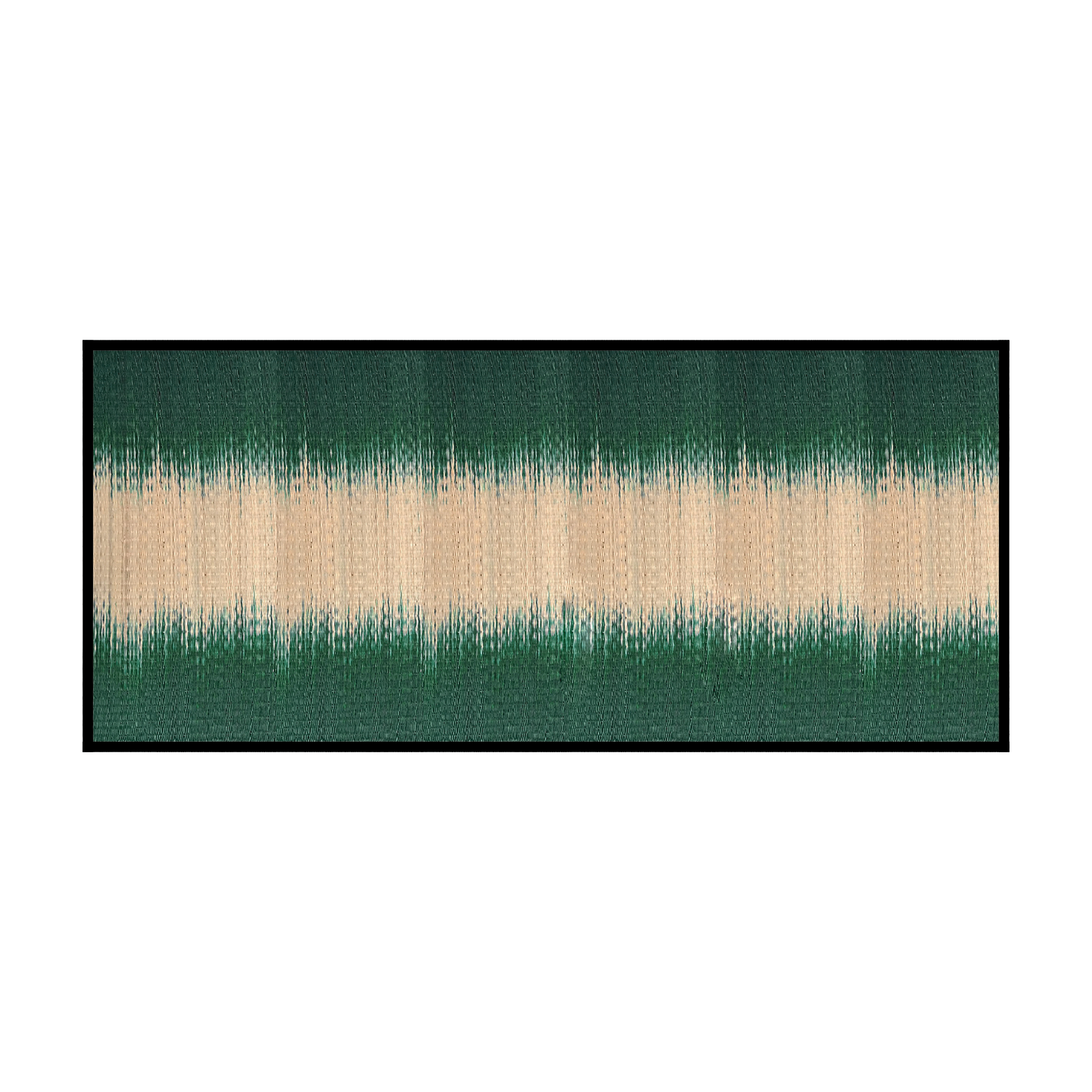 Woven frame blended green Series 80x180 cm