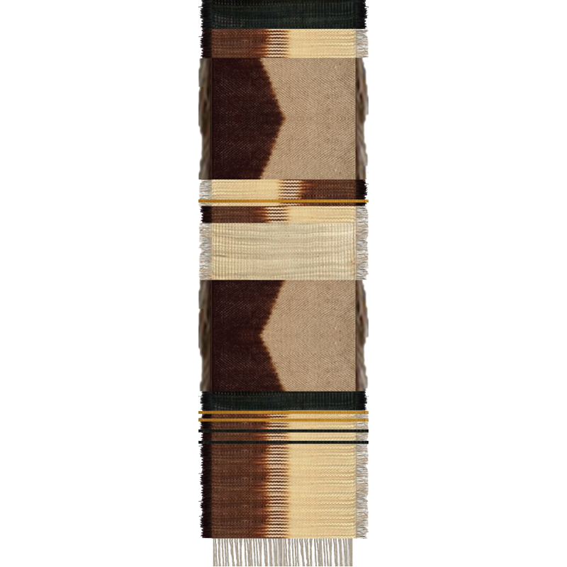 Woven hanging Mojave brown series02 90x300 cm