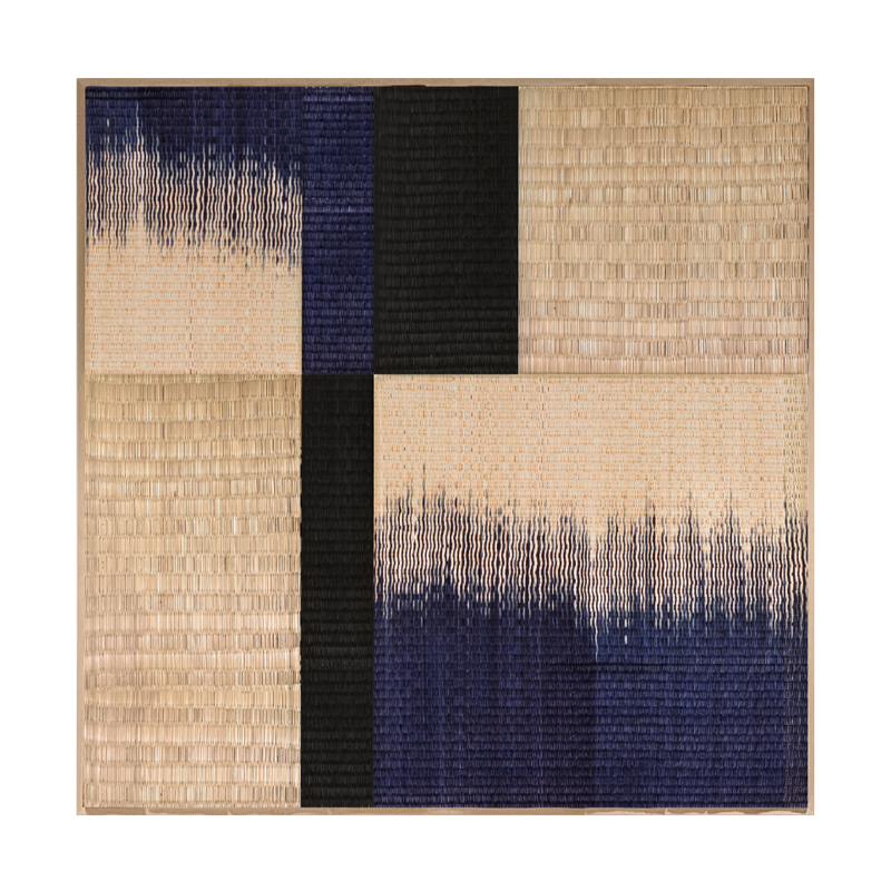 Puzzle Gradient navy blue series