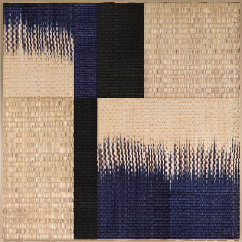 Puzzle Gradient navy blue series