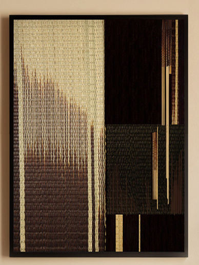 Woven frame Oriental civilization brown series