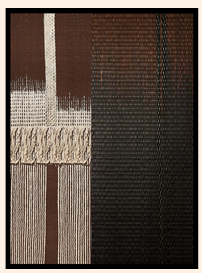 Woven frame Gradient tribe brown series