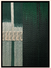 Woven frame Gradient tribe green series
