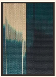 Woven frame Gradient green 60x80 cm