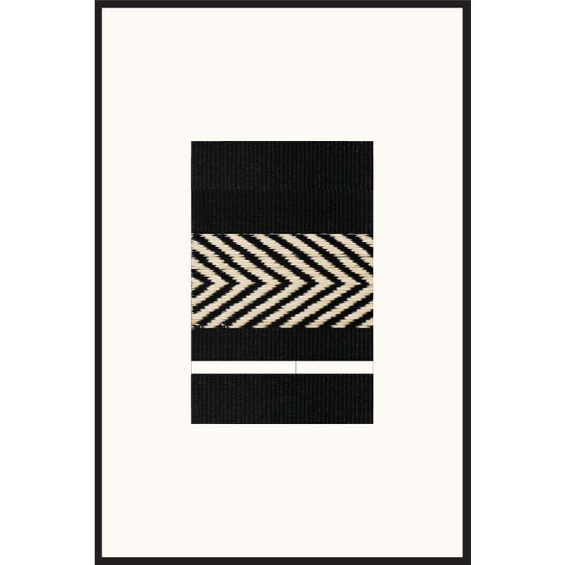 Woven artwork Yak black L01 series