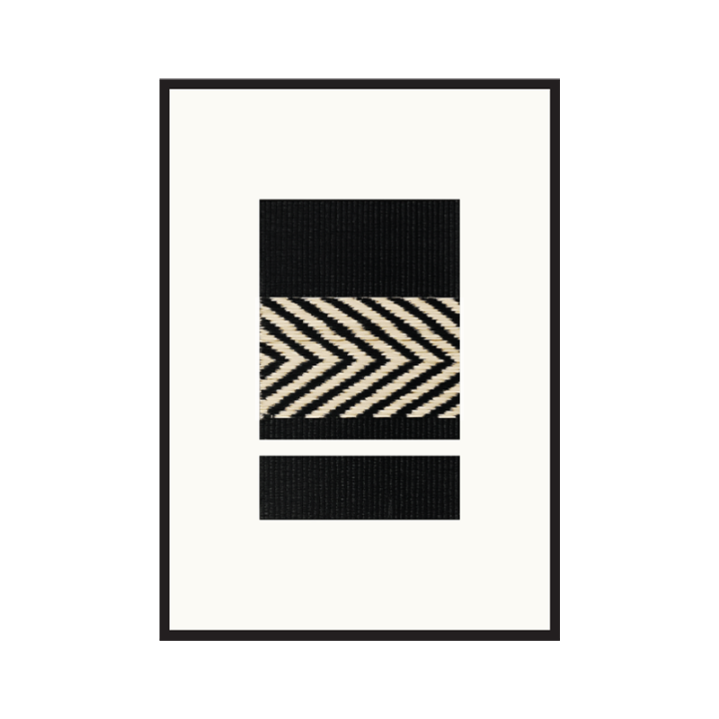 Woven artwork Yak black M01 series