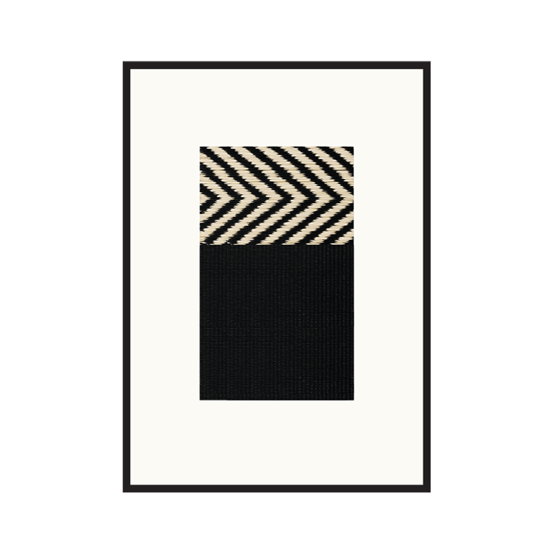 Woven artwork Yak black M03 series