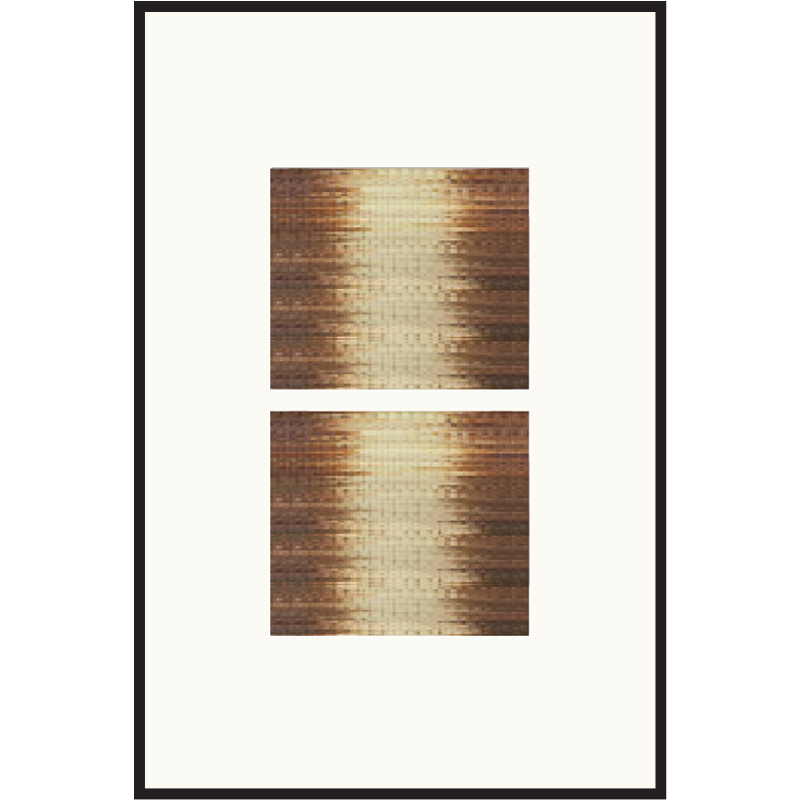 Woven artwork Blended brown L02 series