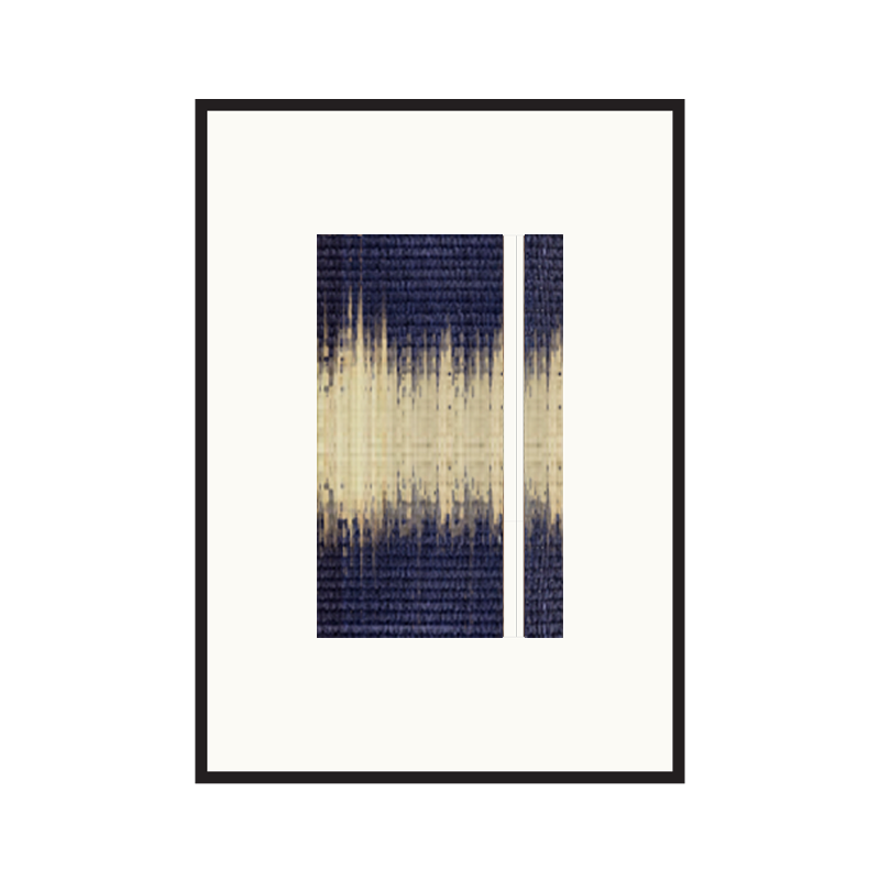 Woven artwork Blended navy blue M03 series