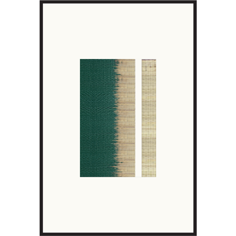 Woven artwork Blended green L04 series