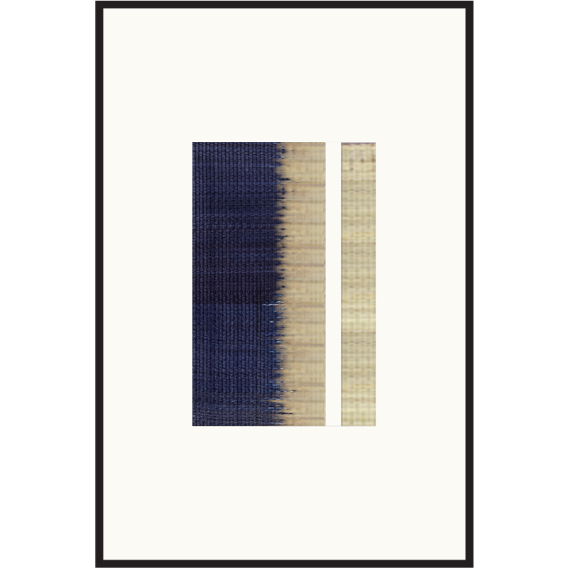 Woven artwork Blended navy blue L03 series