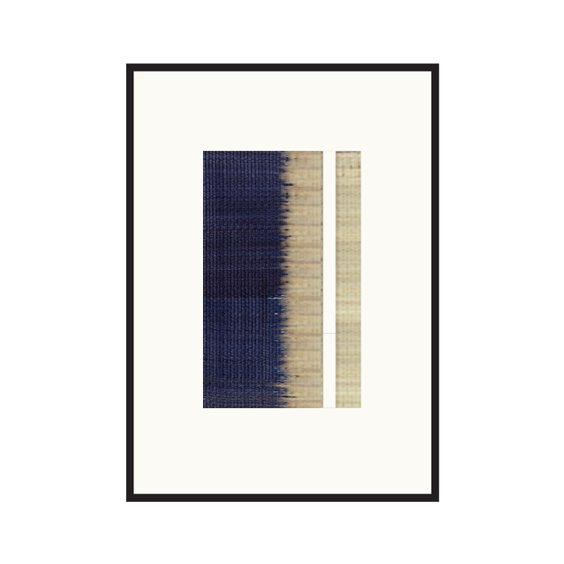 Woven artwork Blended navy blue M04 series