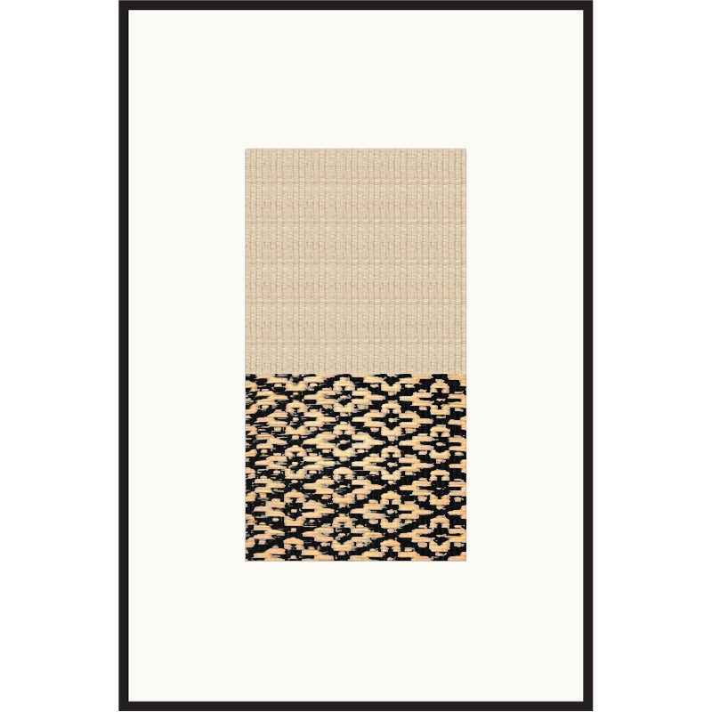 Woven artwork Pikul black L01 series