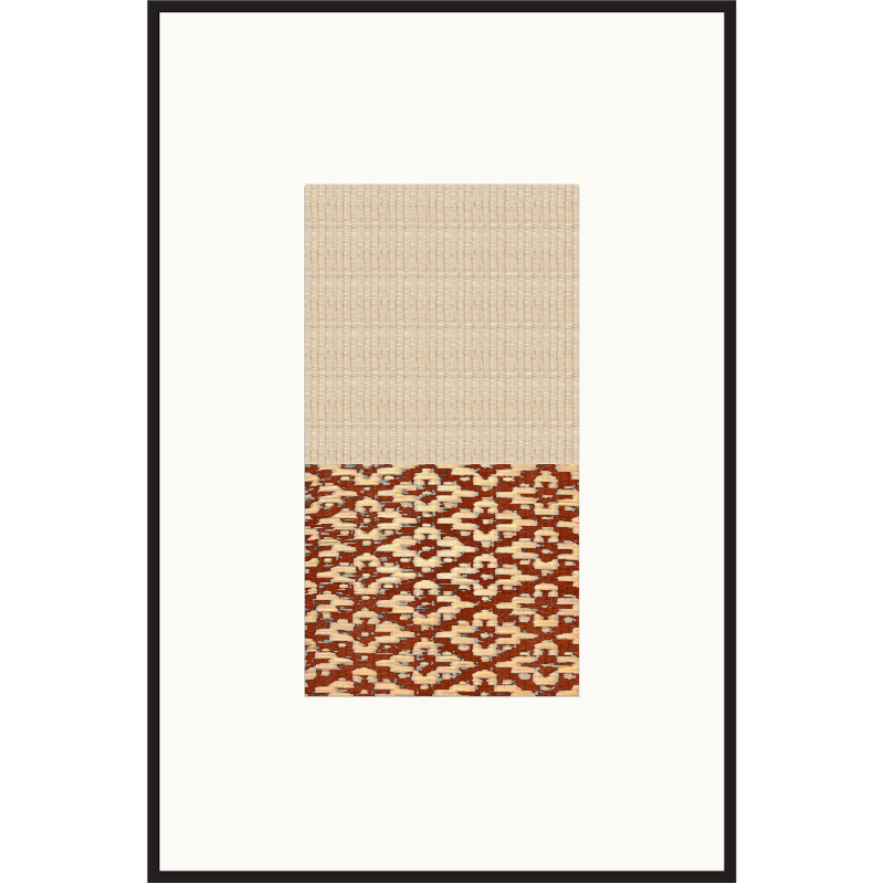 Woven artwork Pikul orange L01 series