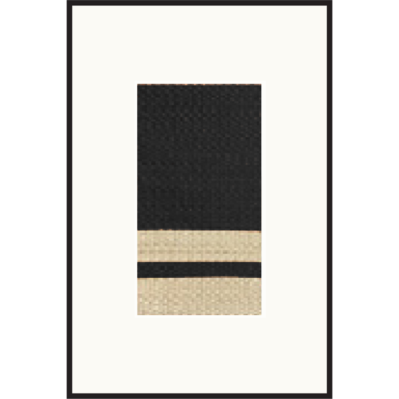 Woven artwork Simple black L01 series