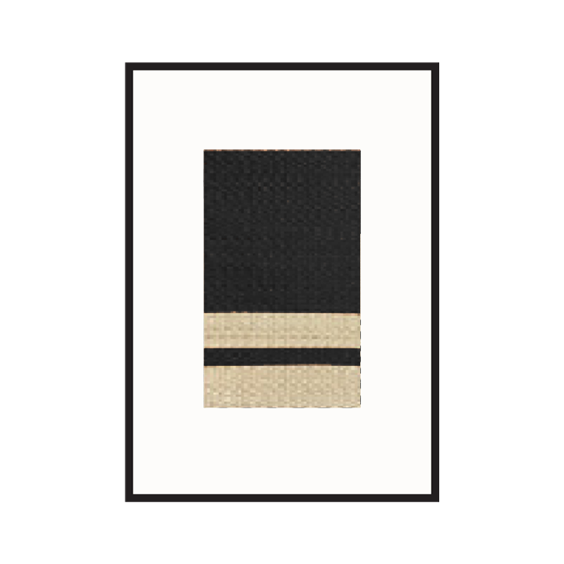 Woven artwork Simple black M01 series