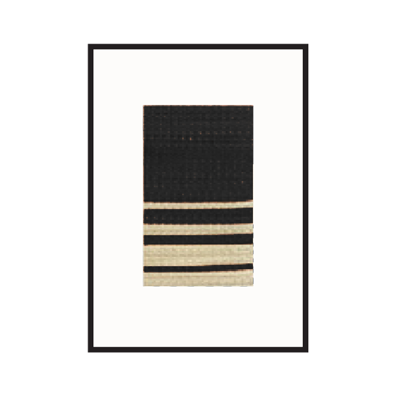 Woven artwork Simple black M02 series