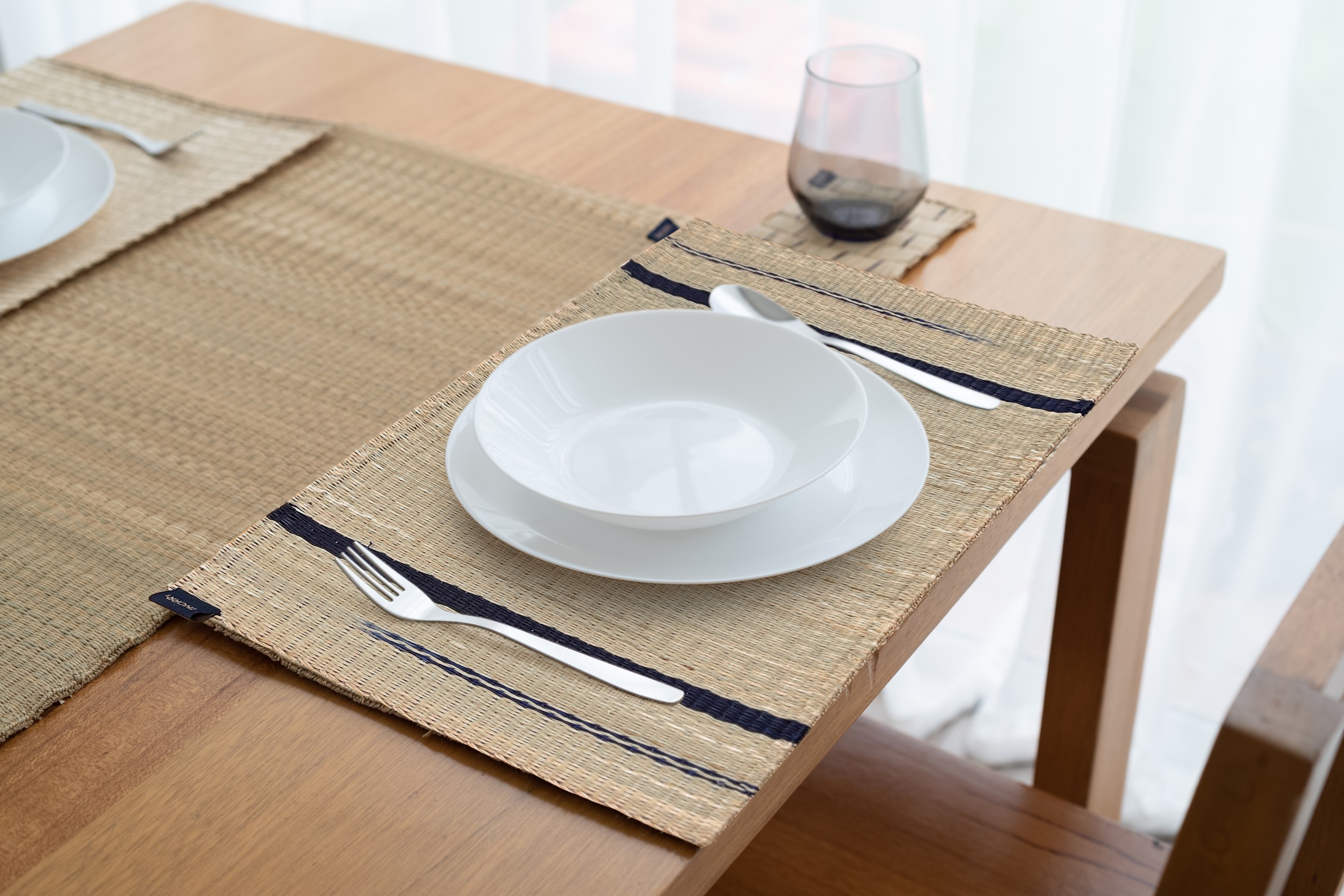 Maldives navy blue placemat