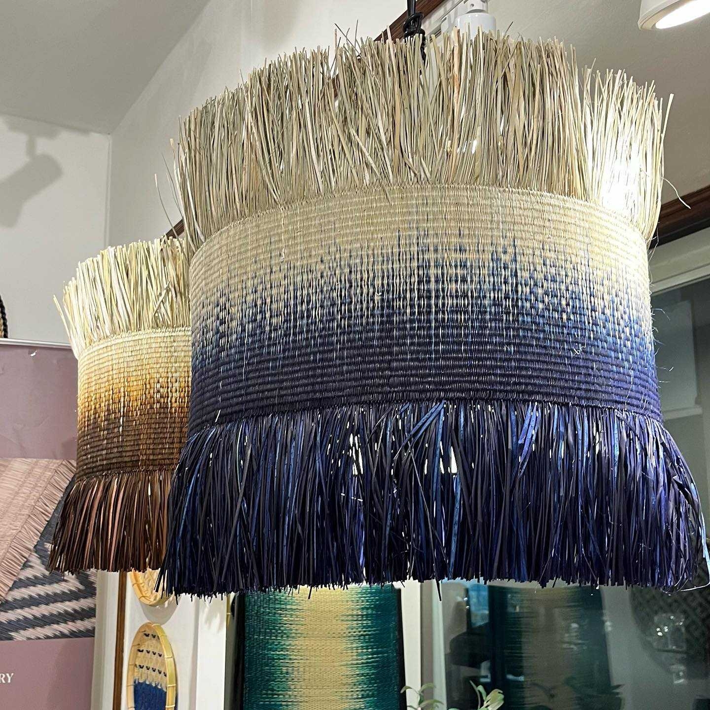 Lampshade navy blue L